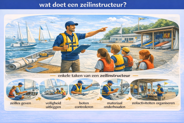 Alles over het beroep zeilinstructeur Wat doet een zeilinstructeur