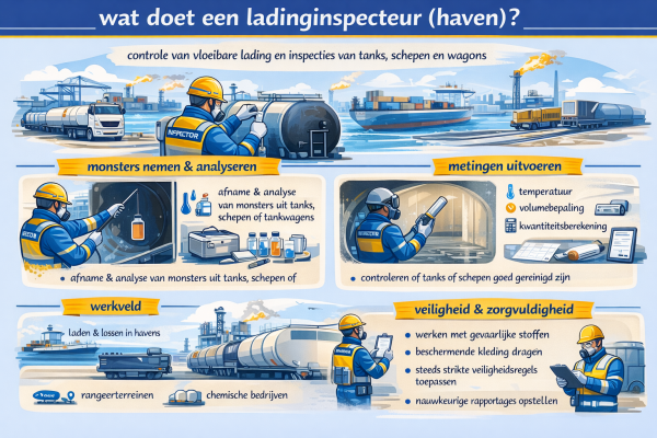 Wat doet een ladinginspecteur (haven)