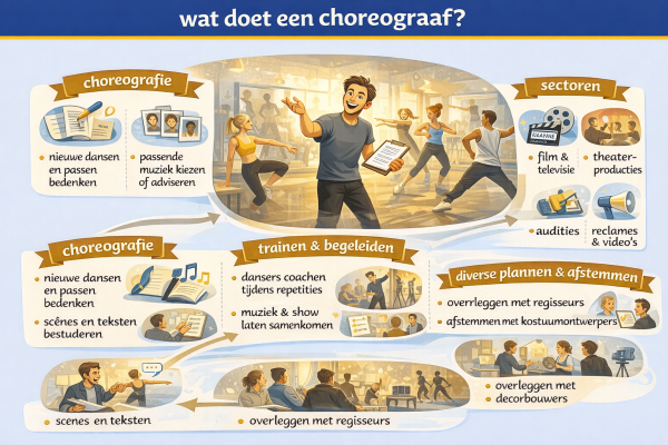 Alles over het beroep choreograaf Wat doet een choreograaf