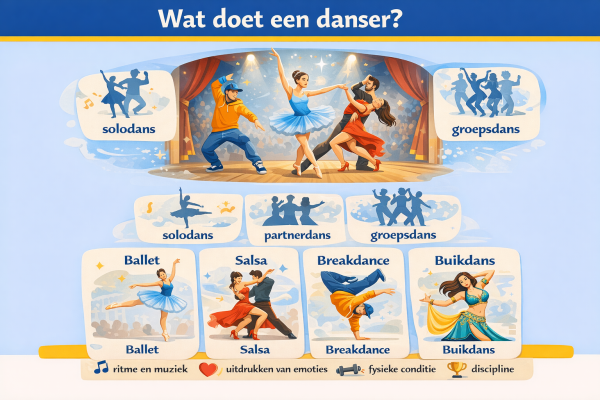 Alles over het beroep danser Wat doet een danser