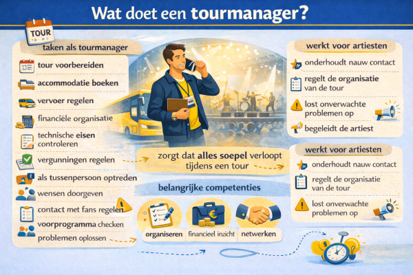 Wat doet een tourmanager