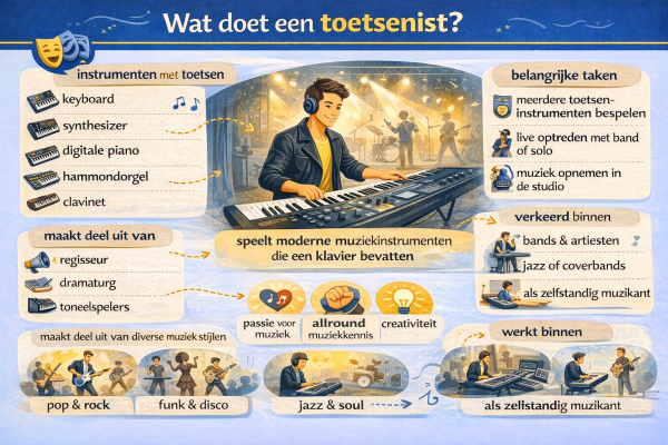 Wat doet een toetsenist