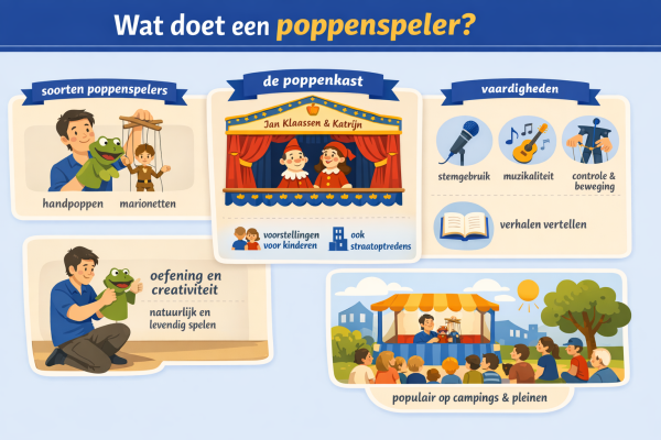 Wat doet een poppenspeler
