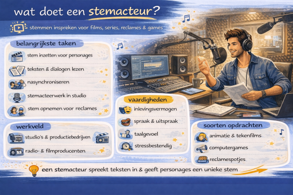 Wat doet een stemacteur