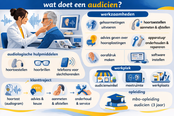 Alles over het beroep audicien Wat doet een audicien