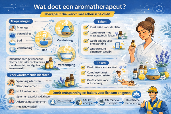 Alles over het beroep aromatherapeut Wat doet een aromatherapeut