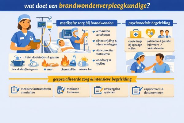 Wat doet een brandwondenverpleegkundige