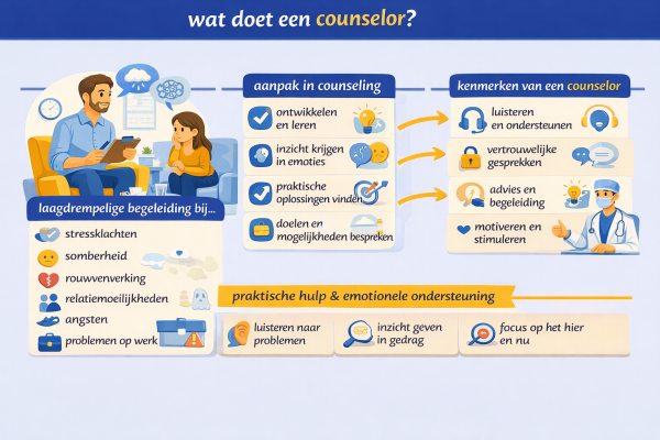 Alles over het beroep counselor Wat doet een counselor