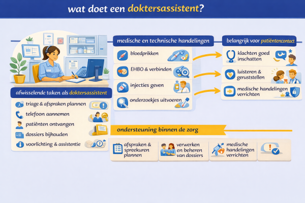 Alles over het beroep doktersassistent Wat doet een doktersassistent
