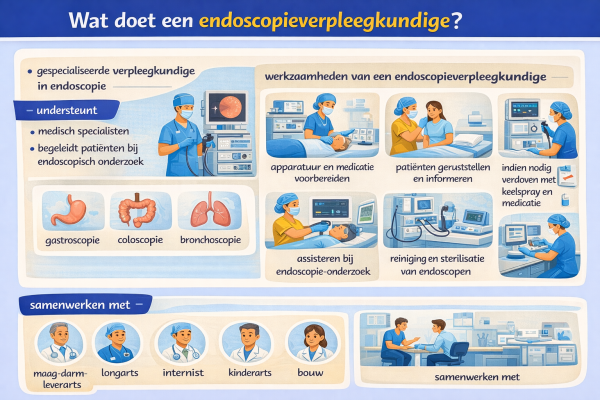Alles over het beroep endoscopieverpleegkundige Wat doet een endoscopieverpleegkundige