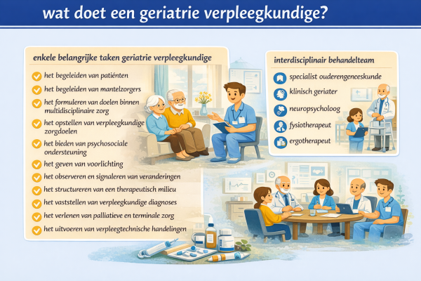 Wat doet een geriatrie verpleegkundige