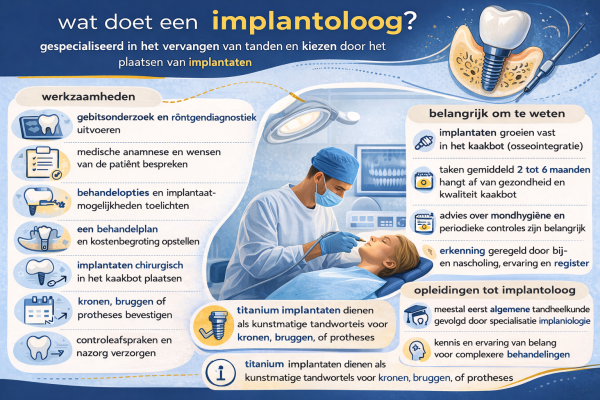Wat doet een implantoloog