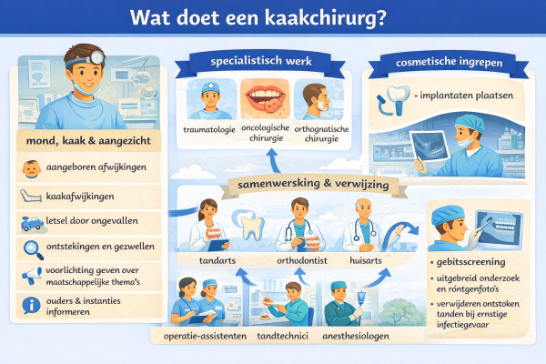 Alles over het beroep kaakchirurg Wat doet een kaakchirurg