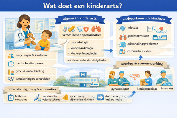 Alles over het beroep kinderarts Wat doet een kinderarts