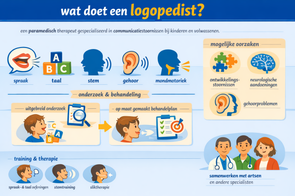 Alles over het beroep logopedist Wat doet een logopedist