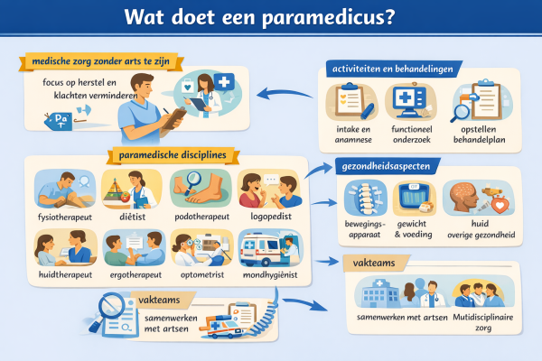 Alles over het beroep paramedicus Wat doet een paramedicus