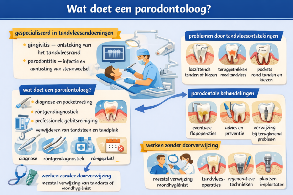 Wat doet een parodontoloog