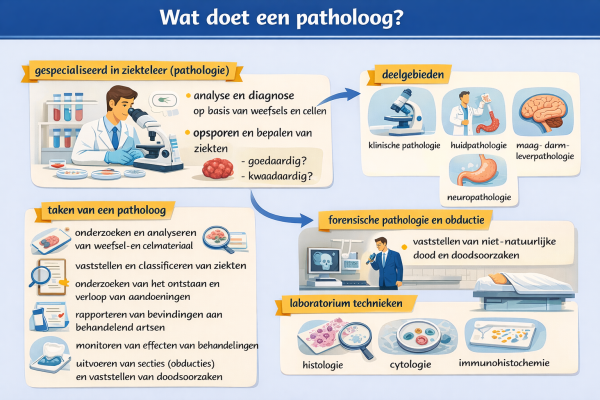 Alles over het beroep patholoog Wat doet een patholoog