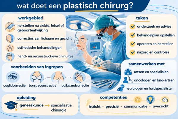 Alles over het beroep plastisch chirurg Wat doet een plastisch chirurg