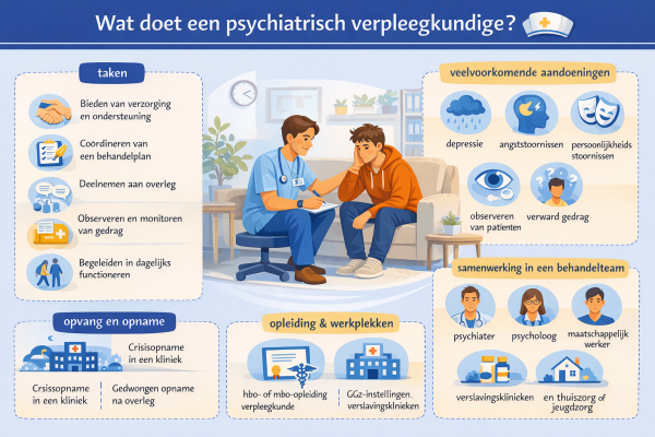 Wat doet een psychiatrisch verpleegkundige