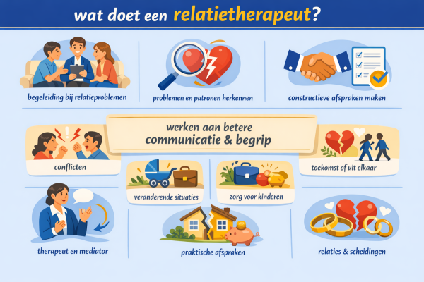 Alles over het beroep relatietherapeut Wat doet een relatietherapeut