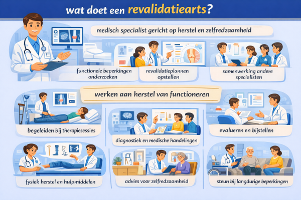 Alles over het beroep revalidatiearts Wat doet een revalidatiearts