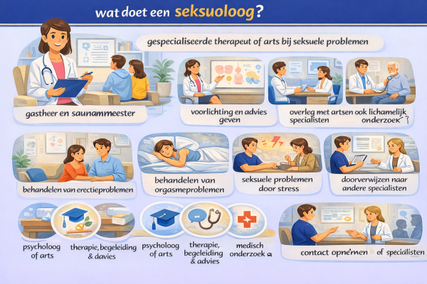 Alles over het beroep seksuoloog Wat doet een seksuoloog