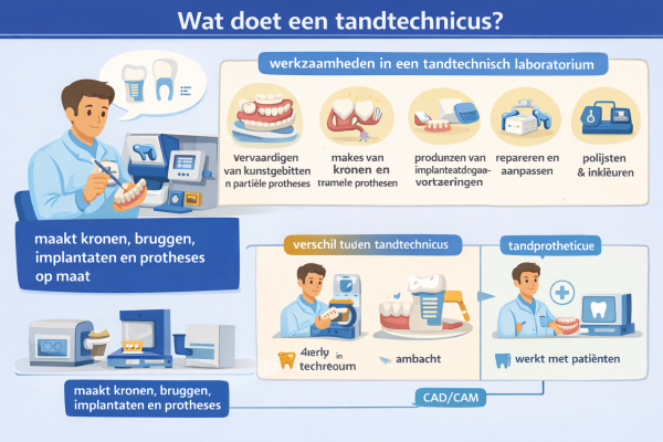 Alles over het beroep tandtechnicus Wat doet een tandtechnicus
