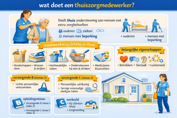 Wat doet een thuiszorgmedewerker