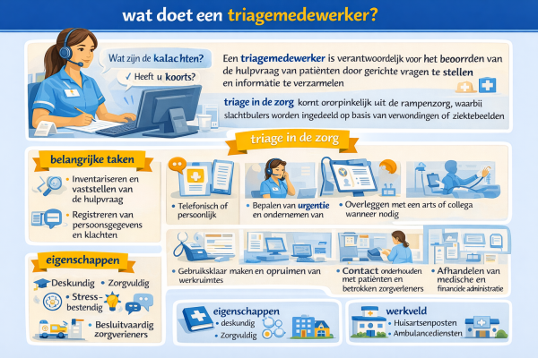 Wat doet een triagemedewerker