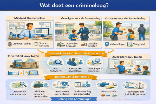 Alles over het beroep criminoloog Wat doet een criminoloog