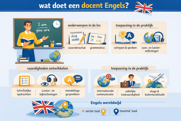 Alles over het beroep docent Engels Wat doet een docent Engels