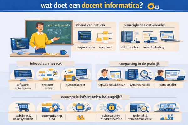 Wat doet een docent informatica