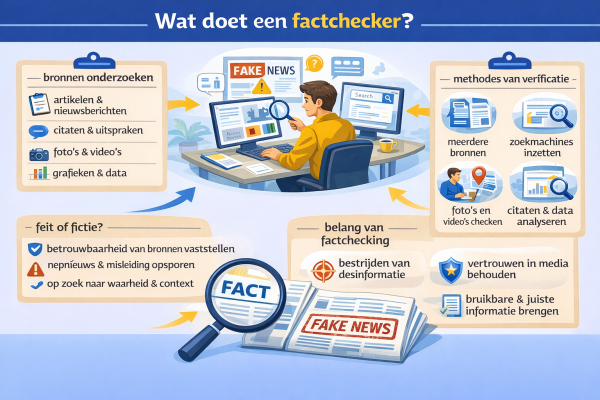 Alles over het beroep factchecker Wat doet een factchecker