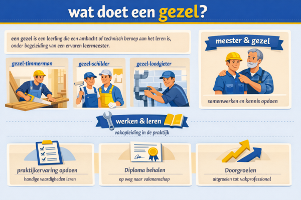 Alles over het beroep gezel Wat doet een gezel