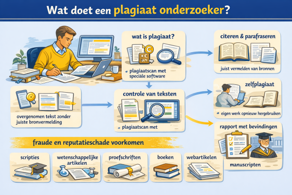 Alles over het beroep plagiaat onderzoeker Wat doet een plagiaat onderzoeker