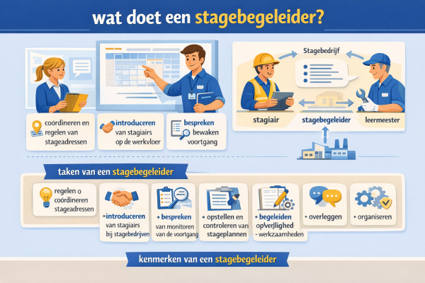 Wat doet een stagebegeleider