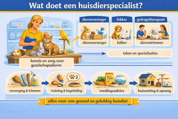 Alles over het beroep huisdierspecialist Wat doet een huisdierspecialist