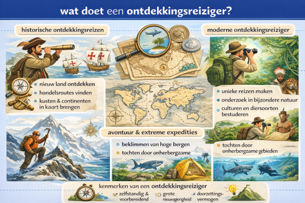 Wat doet een ontdekkingsreiziger