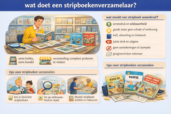 Alles over het beroep stripboekenverzamelaar Wat doet een stripboekenverzamelaar