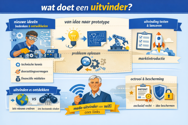 Alles over het beroep uitvinder Wat doet een uitvinder