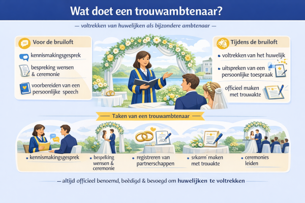 Wat doet een trouwambtenaar