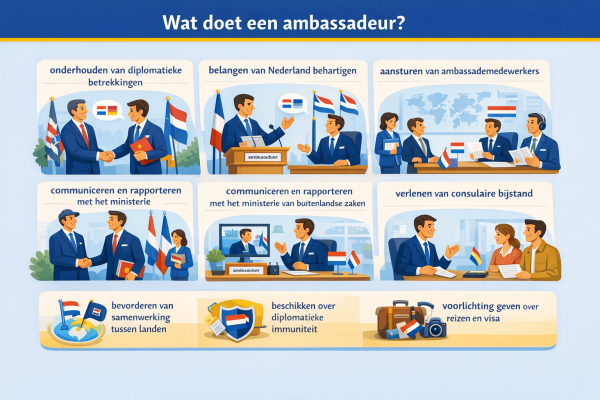 Alles over het beroep ambassadeur Wat doet een ambassadeur
