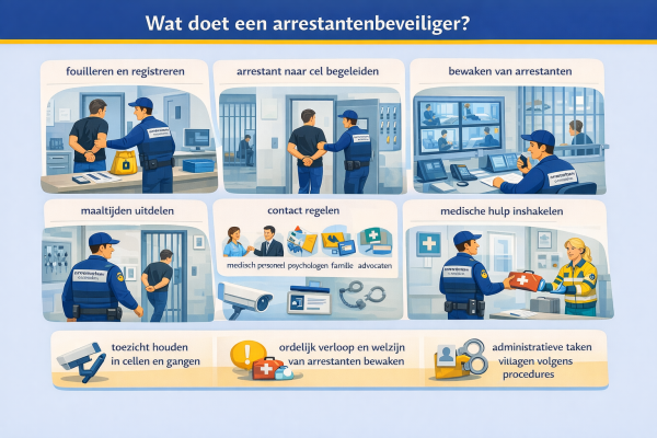 Wat doet een arrestantenbeveiliger