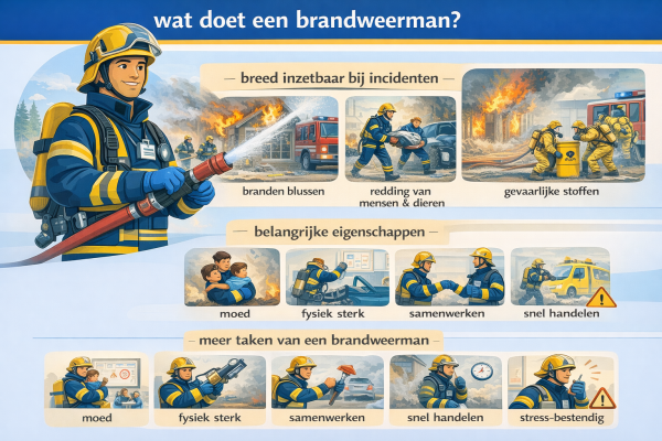 Wat doet een brandweerman