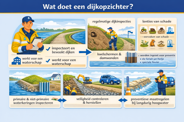 Alles over het beroep dijkopzichter Wat doet een dijkopzichter