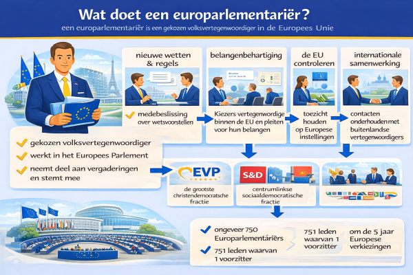 Alles over het beroep europarlementarier Wat doet een europarlementarier