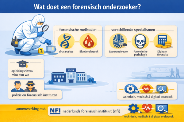 Wat doet een forensisch onderzoeker