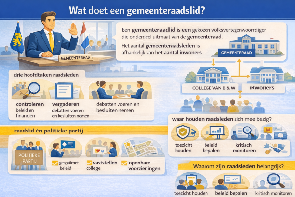 Wat doet een gemeenteraadslid