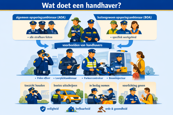 Alles over het beroep handhaver Wat doet een handhaver